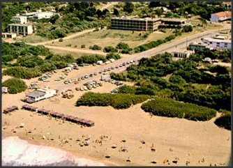 El edificio Valeria y el balneario 'Il Commendatore' en los 80s